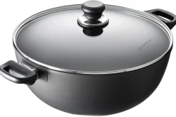 SCANPAN Topfsortiment>32 cm/7,5 L Bratentopf mit Deckel - Classic
