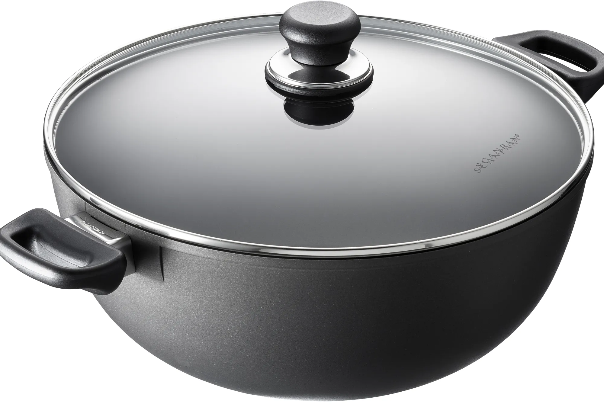 SCANPAN Topfsortiment>32 cm/7,5 L Bratentopf mit Deckel - Classic
