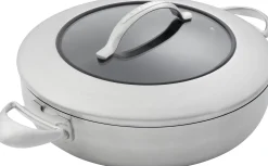 SCANPAN Spezialpfannen|Spezialtöpfe>28 cm/3,7 L Chefpfanne mit Deckel - CTX