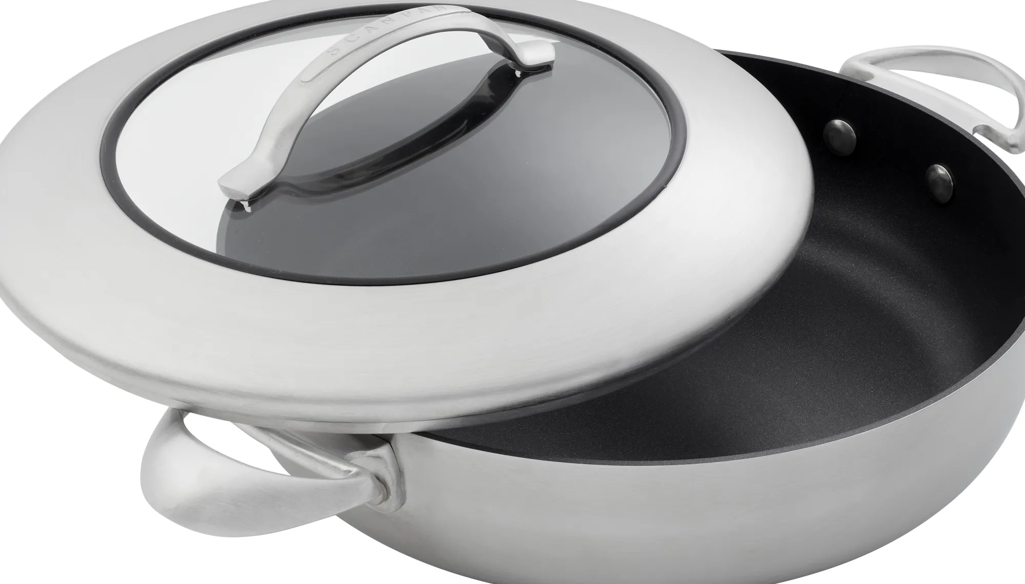 SCANPAN Spezialpfannen|Spezialtöpfe>28 cm/3,7 L Chefpfanne mit Deckel - CTX