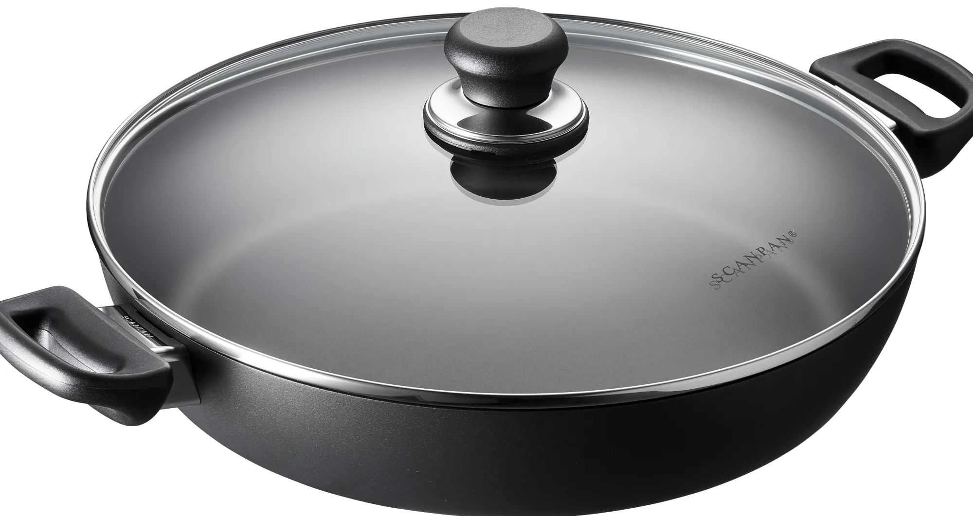 SCANPAN Spezialpfannen|Spezialtöpfe>32 cm/4,0 L Chefpfanne mit Deckel - Classic