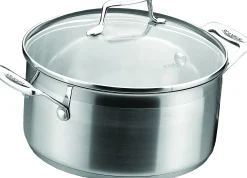 SCANPAN Topfsortiment>22 cm/4,5 L Kochtopf mit Deckel - Impact