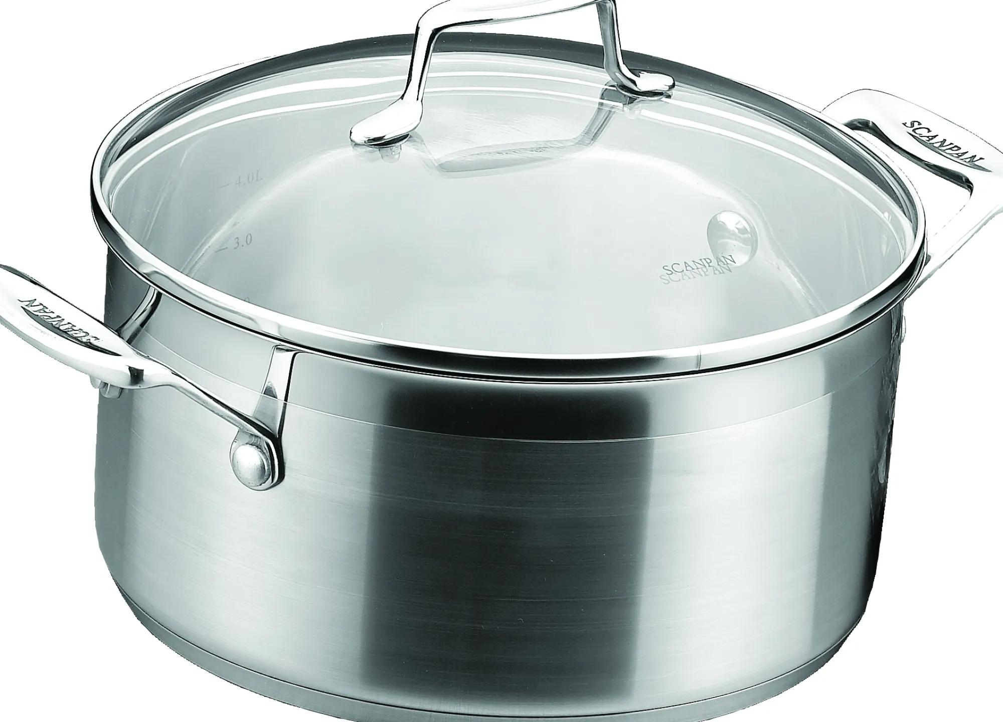 SCANPAN Topfsortiment>22 cm/4,5 L Kochtopf mit Deckel - Impact