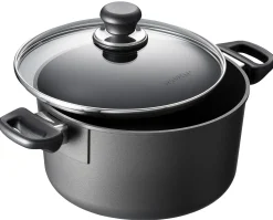SCANPAN Topfsortiment>24 cm/4,8 L Kochtopf mit Deckel - Classic Induktion