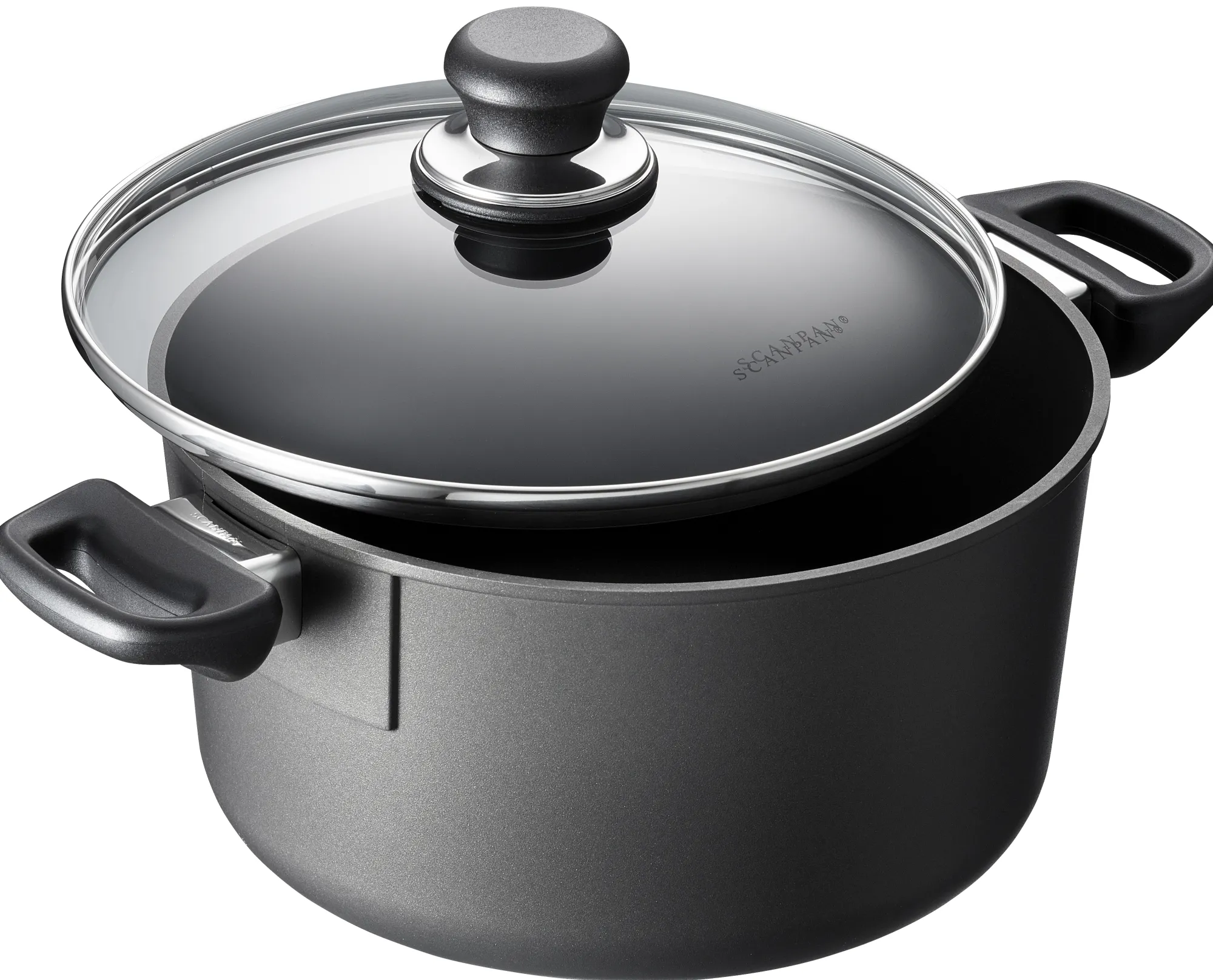 SCANPAN Topfsortiment>24 cm/4,8 L Kochtopf mit Deckel - Classic Induktion