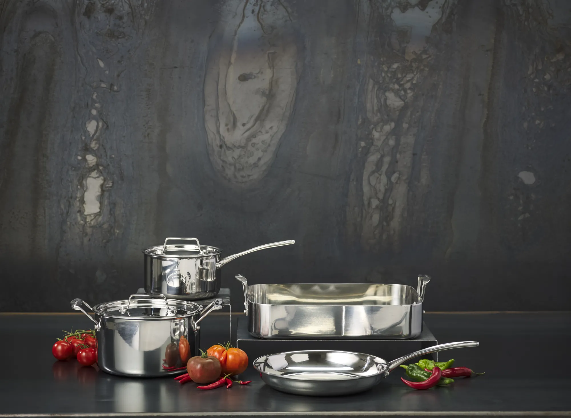 SCANPAN Topfsortiment>20 cm/3,7 L Kochtopf mit Deckel - Fusion 5
