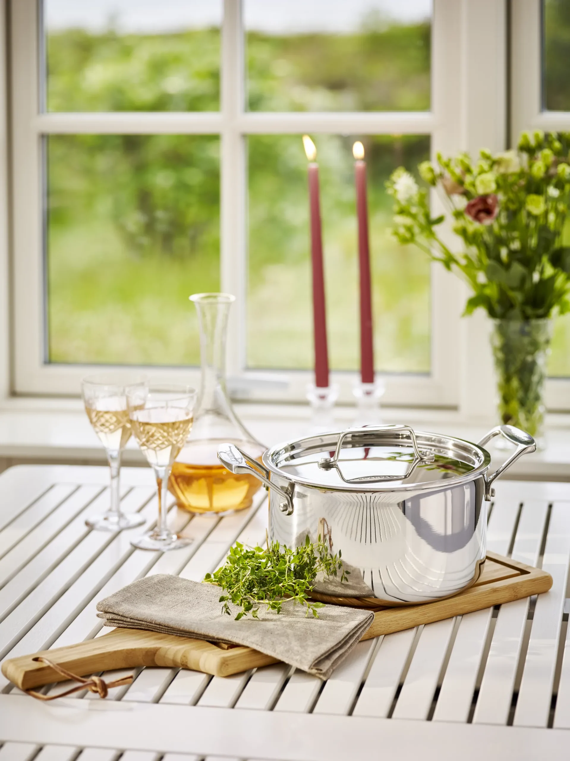 SCANPAN Topfsortiment>20 cm/3,7 L Kochtopf mit Deckel - Fusion 5