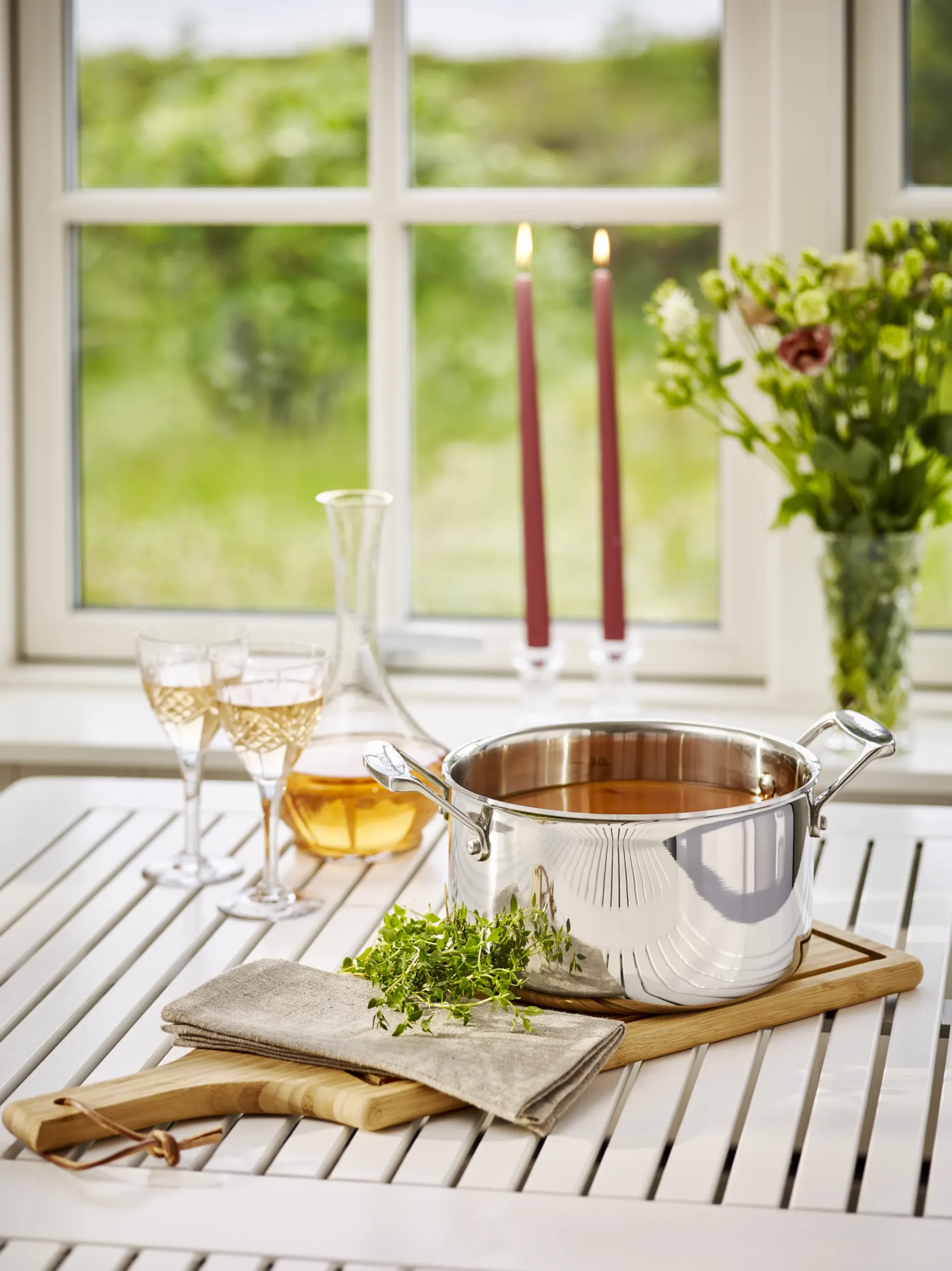 SCANPAN Topfsortiment>20 cm/3,7 L Kochtopf mit Deckel - Fusion 5