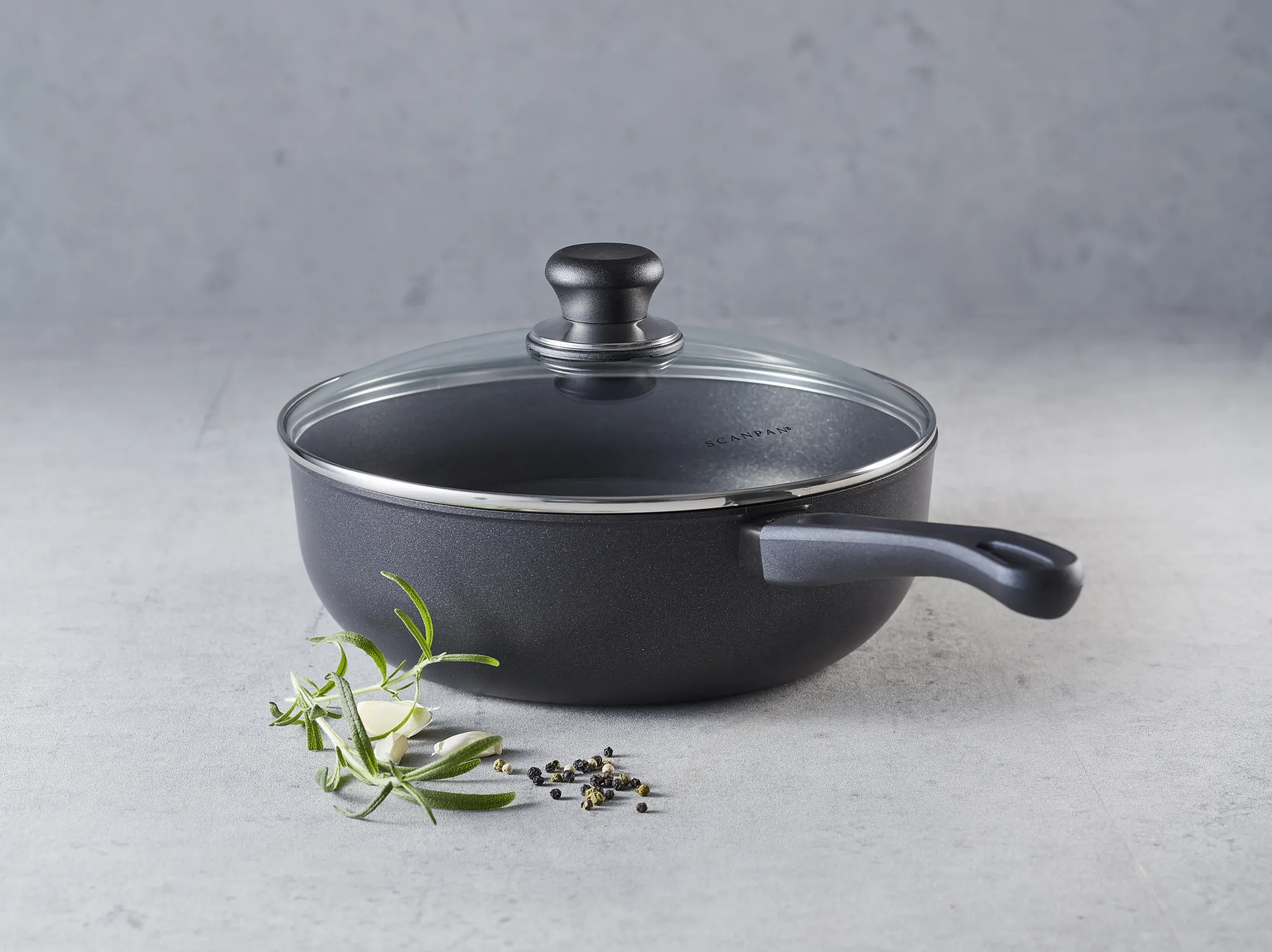 SCANPAN Spezialpfannen|Spezialtöpfe>26 cm/3,7 L Schmorpfanne mit Deckel, tief - Classic