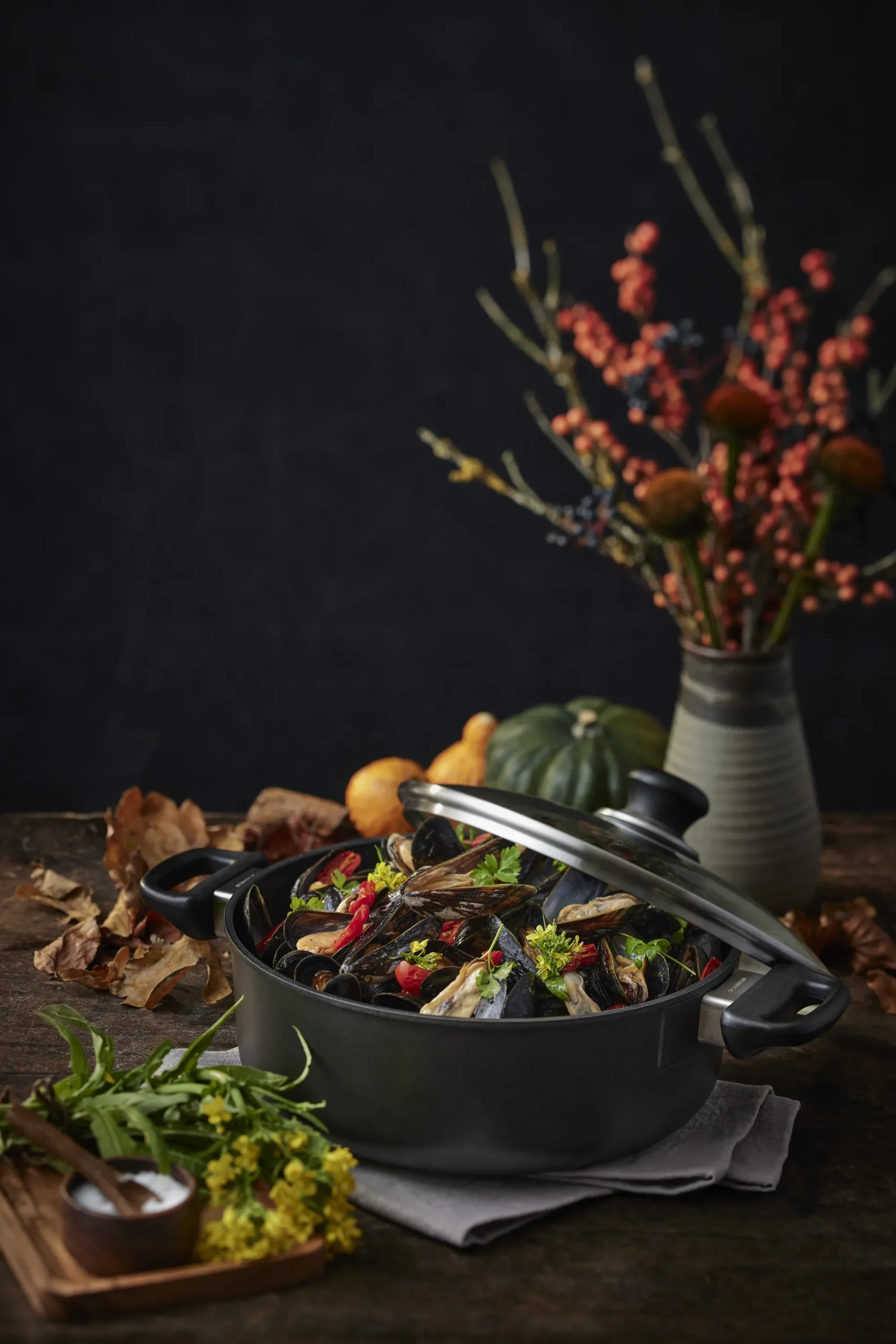 SCANPAN Schmorpfannen|Topfsortiment>26 cm/4,0 L Schmortopf mit Deckel - Classic