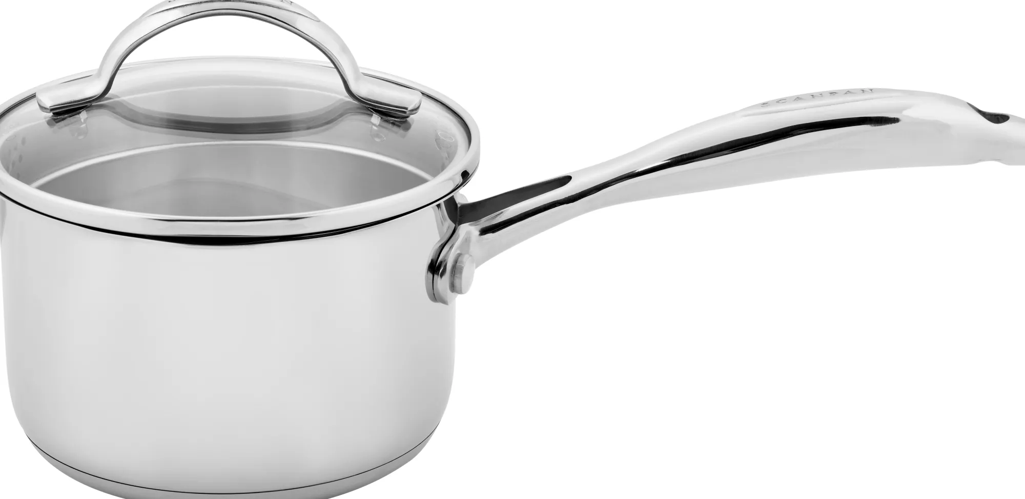 SCANPAN Stielkasserollen>14 cm/1,2 L Stielkasserolle mit Deckel - STS