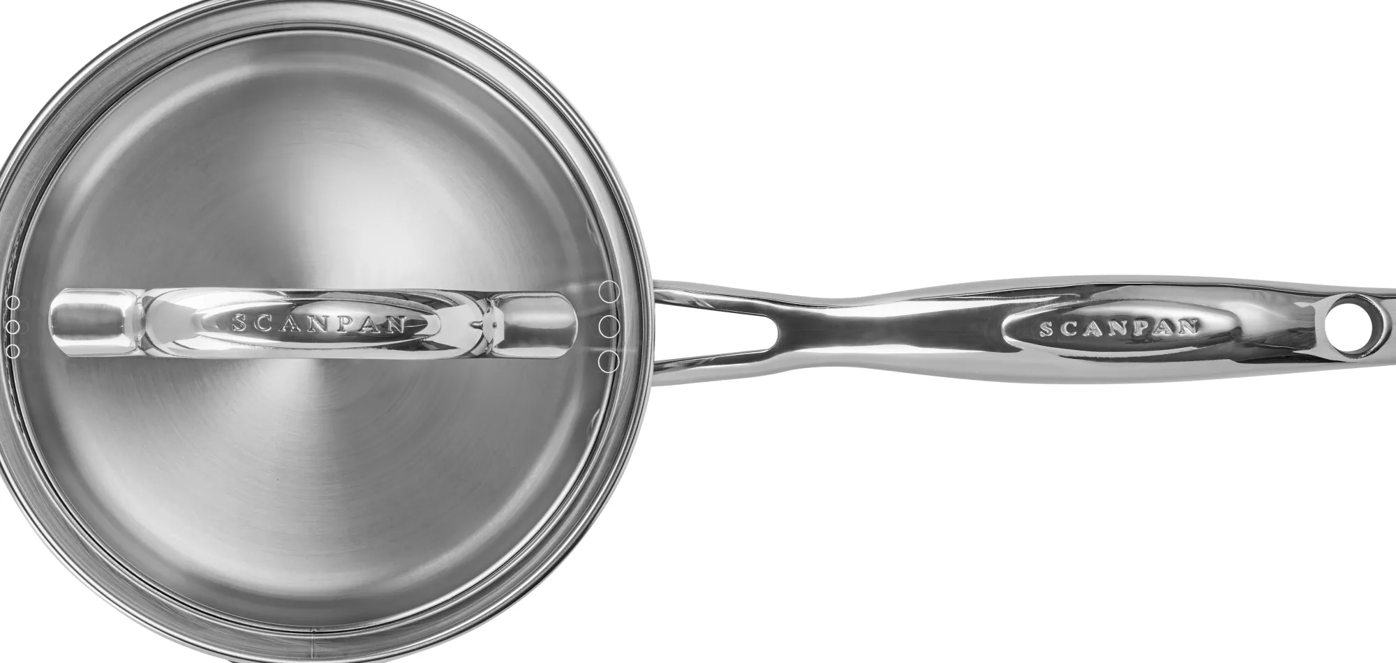 SCANPAN Stielkasserollen>14 cm/1,2 L Stielkasserolle mit Deckel - STS