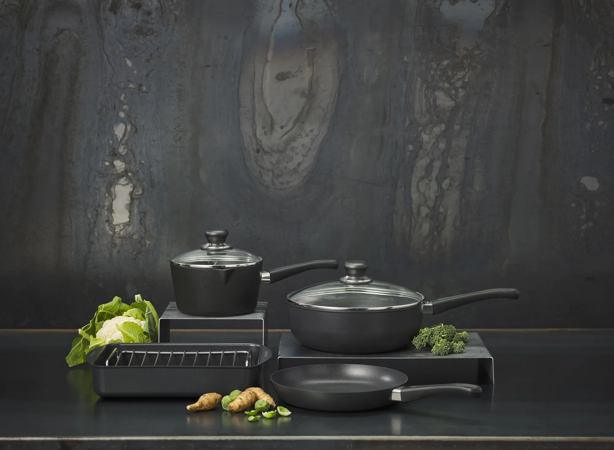 SCANPAN Stielkasserollen>18 cm/1,8 L Stielkasserolle mit Deckel - Classic