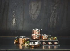 SCANPAN Stielkasserollen>12 cm/0,6 L Stielkasserolle mit Deckel - Maitre Dï Kupfer