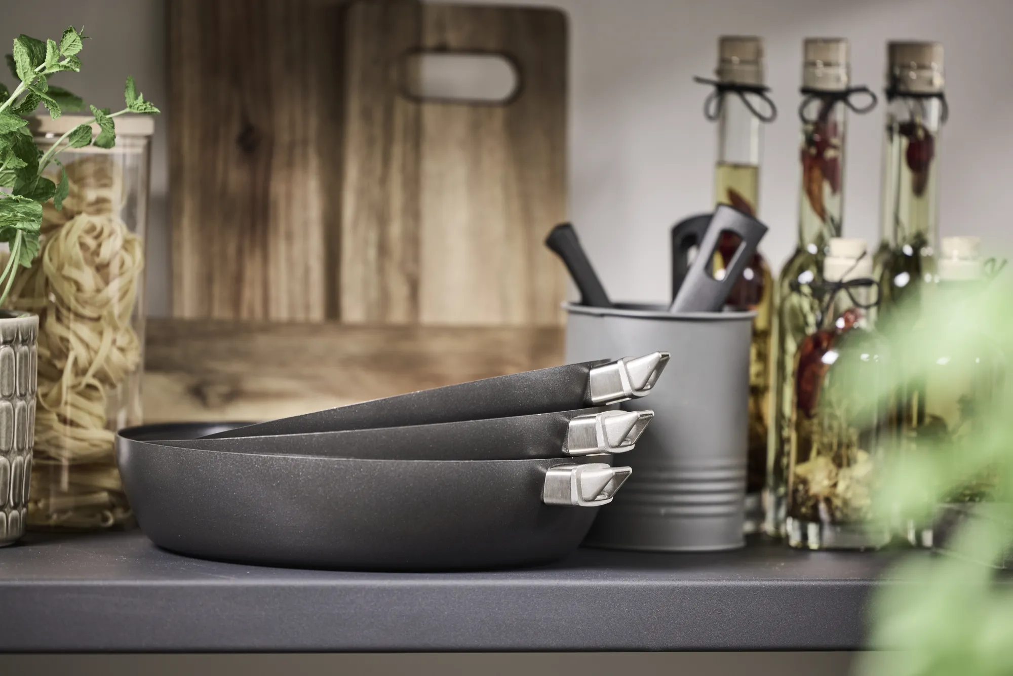 SCANPAN Pfannen>28 cm Pfanne, abnehmbarem Griff - Urban