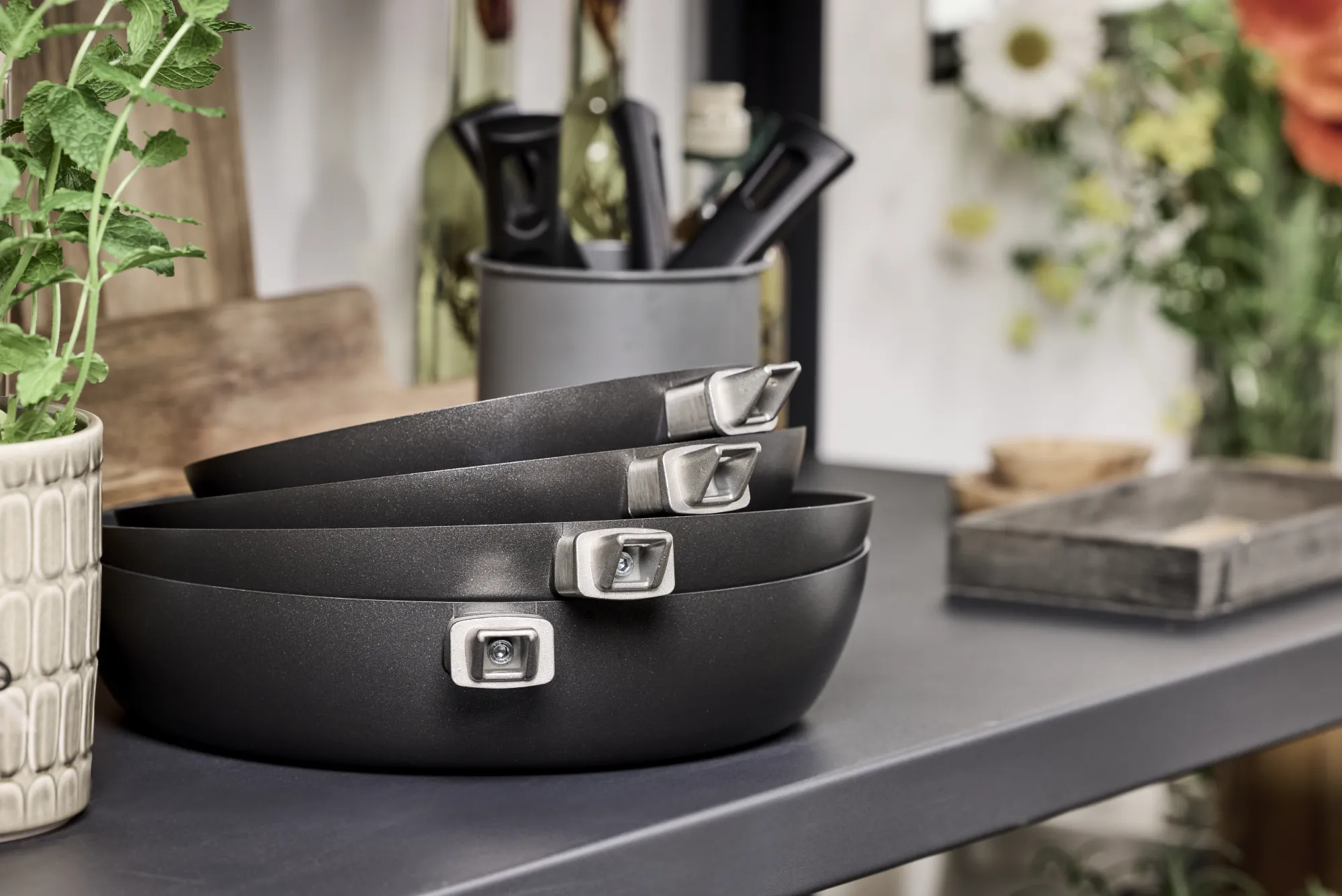 SCANPAN Pfannen>20 cm Pfanne, abnehmbarem Griff - Urban