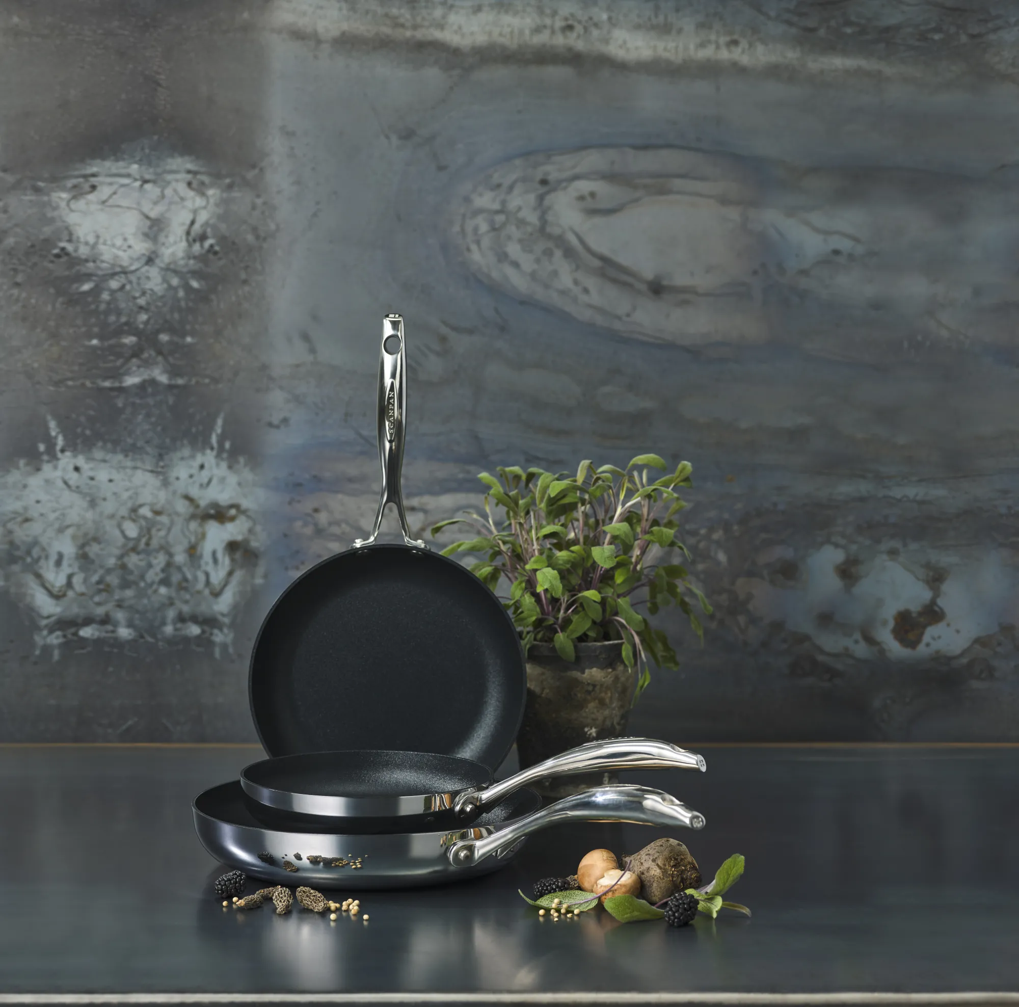 SCANPAN Pfannen>24 cm Pfanne mit Banderole - HaptIQ