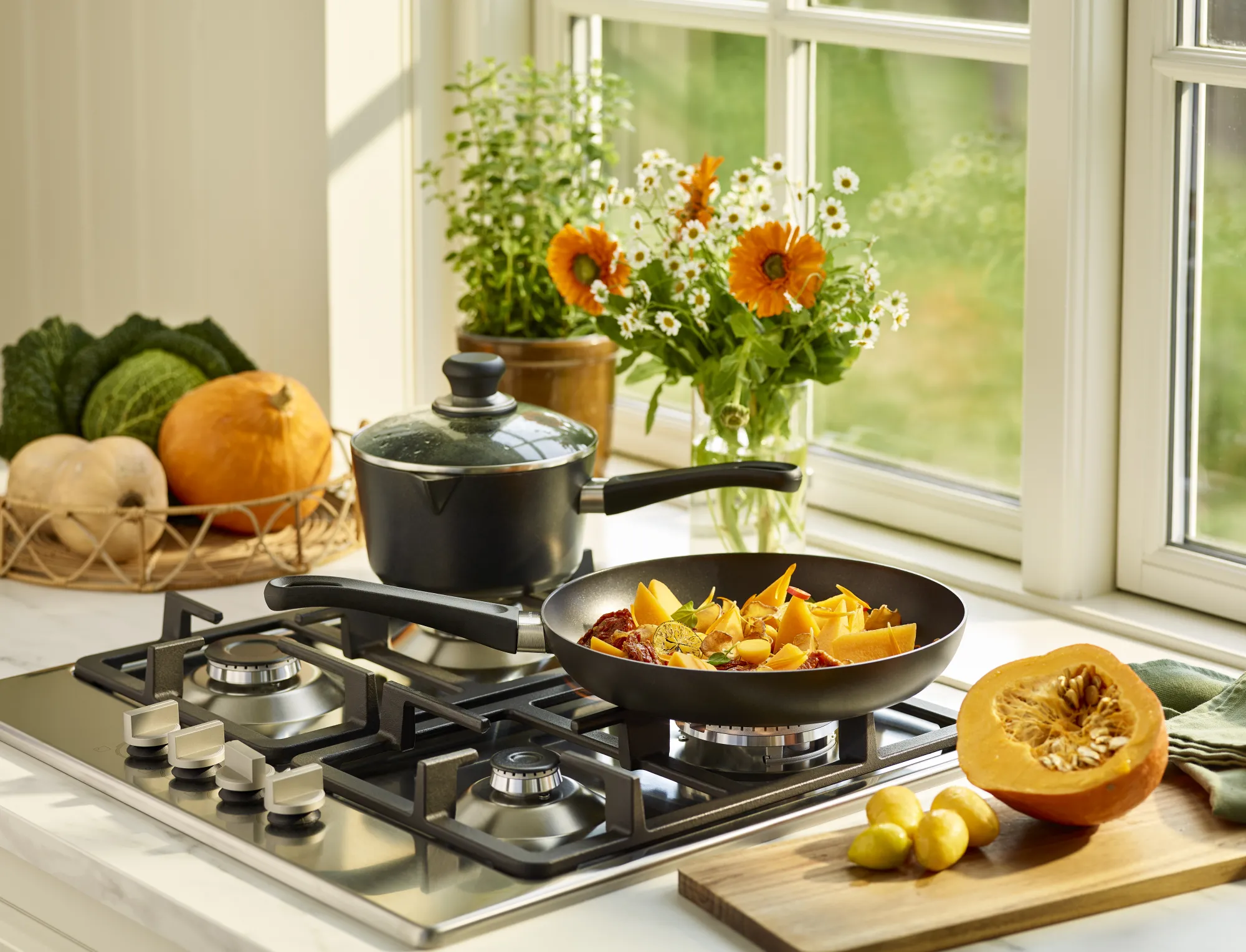 SCANPAN Pfannen>28 cm Pfanne mit Banderole - Classic