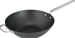 SCANPAN Pfannen|Woks>30 cm Wok mit Banderole - Black Iron