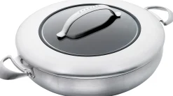SCANPAN Spezialpfannen|Spezialtöpfe>32cm/4,8L Chefpfanne mit Deckel - CTX