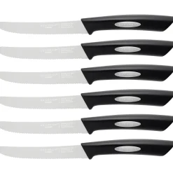 SCANPAN Messer-sets|Messerzubehör>Steakmesser, 6 Stück - Classic Black