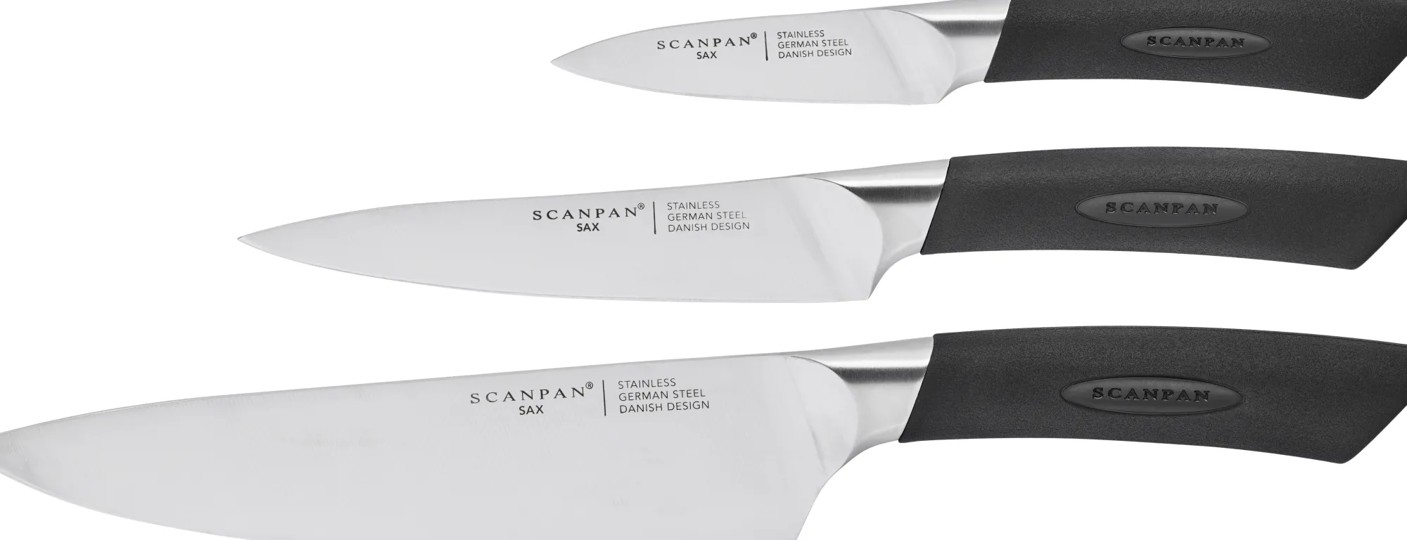 SCANPAN Messer-sets>3-tlg. Kochmesser-Set - SAX