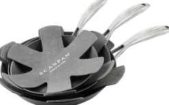 SCANPAN Pfannen|Schmorpfannen>3-tlg. Pfannenschutz-Set, 27/34/38 cm