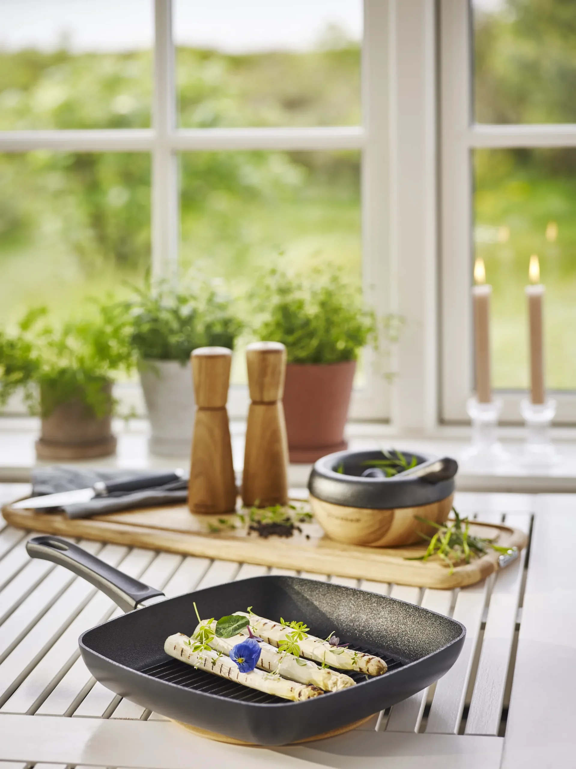 SCANPAN Grillpfannen>27x27 cm Grillpfanne - Classic Induktion