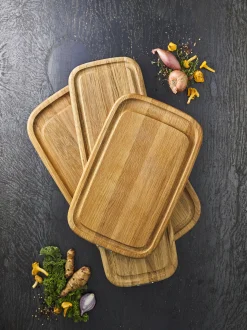 SCANPAN Messerzubehör|Schneidebretter>30x49,5 cm Tranchierbrett, Eiche - Maitre Dï